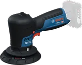 Bosch 12V-125 無線拋光機，配備無刷馬達。.