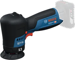 Bosch 12V-77 拋光機配備無刷馬達。.