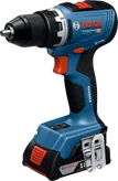 BoschGSR 18V-65 無線電鑽，配備 2Ah 電池。