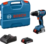Bosch 18V-65 鑽頭套裝，配有電池和充電器。.