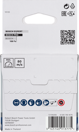 Bosch不銹鋼研磨盤76×4×10毫米.