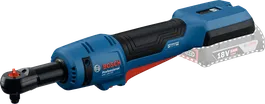 Bosch 18V-60 無線棘輪扳手，用於鎖緊螺栓。