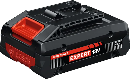 Bosch EXBA18V-40電池組，18V 4Ah容量。.