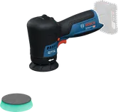 BoschGPO 12V-77 無線拋光機，附泡棉墊。.