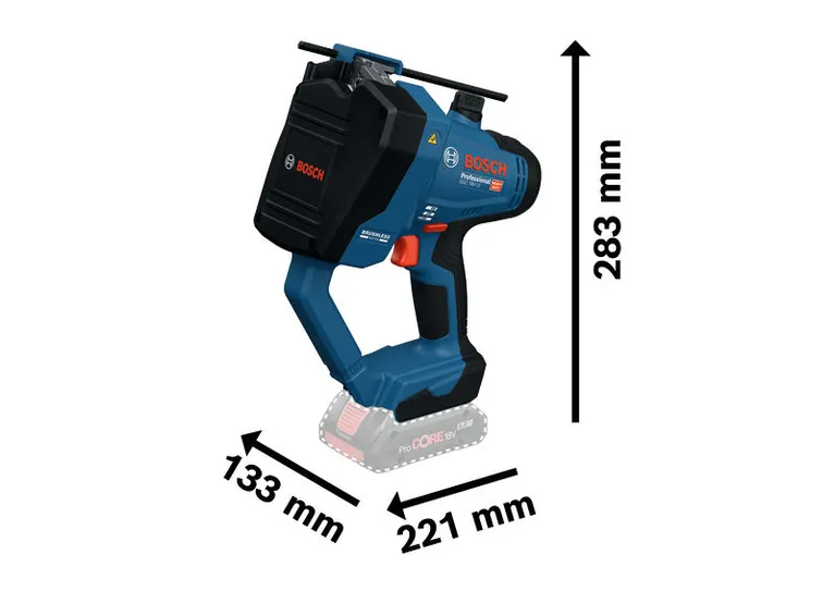 GGC 18V-12 Bosch 18V-12 無線螺紋桿切割機,體積小巧。.