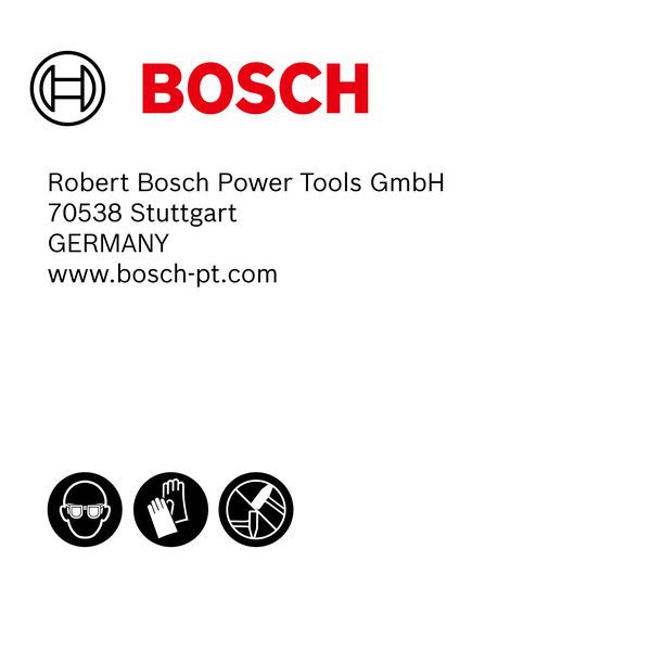 Bosch錘安全說明.