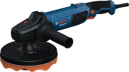 Bosch 11-180 S 拋光機配有符合人體工學的手柄。.