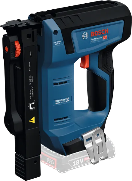BoschGTH 18V-14 無線平冠釘槍。