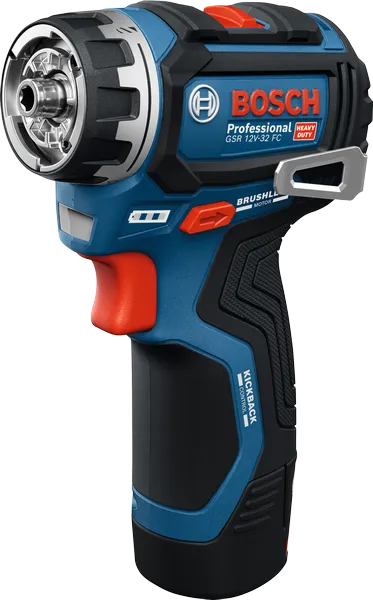 帶無刷馬達的BoschGSR 12V-32 FC 螺絲起子。.
