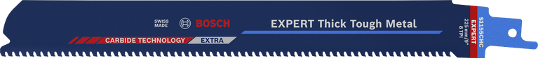 Bosch厚實堅韌金屬 S1155CHC 往復鋸片。.