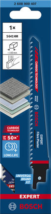 Bosch EXPERT Fiber Plaster S 641 HM 往復鋸片。