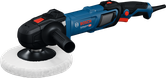 Bosch 14-180 S 拋光機配有符合人體工學的手把。.