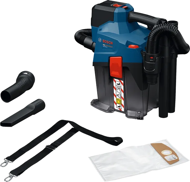 BoschGAS18V-6LS 無線乾濕兩用吸塵器，附配件。.