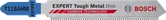 Bosch EXPERT Tough Metal T118AHM 曲線鋸刀片，硬質合金齒。