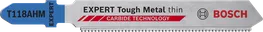 Bosch EXPERT Tough Metal T118AHM 曲線鋸刀片,硬質合金齒。.