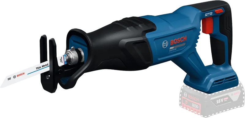 Bosch -280 無線往復鋸，用於金屬切割。