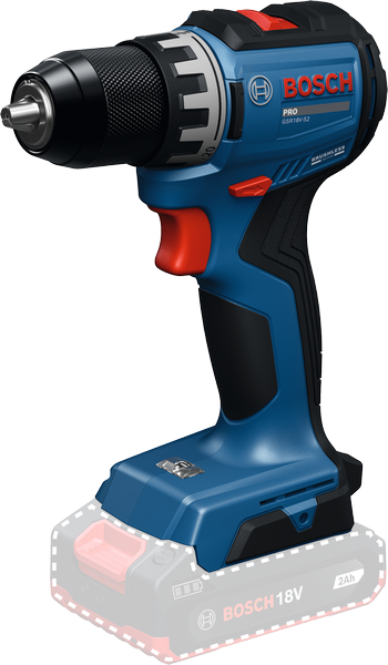 BoschGSR18V-52 無線電鑽/起子機，配備 2Ah 電池。