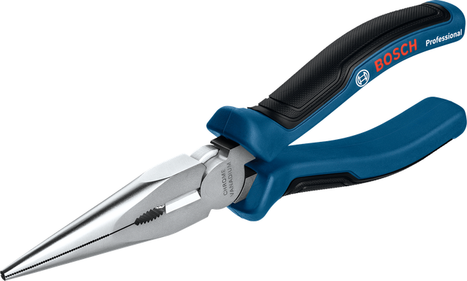 Bosch200 毫米長嘴鉗，感應淬火刀刃。