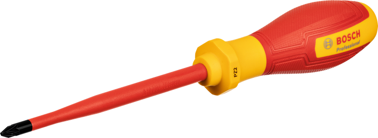 Bosch螺絲起子 PZ2x125 絕緣手柄。