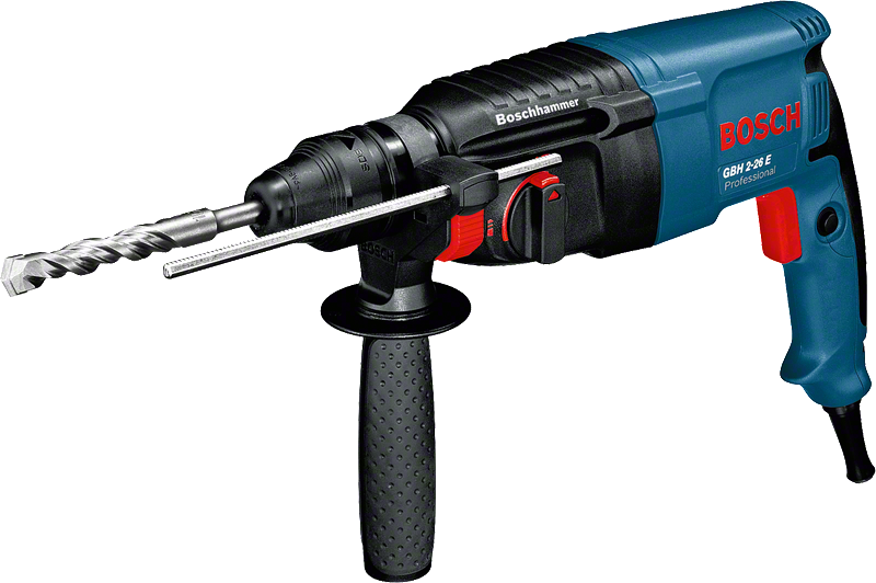 Bosch 2-26 E 旋轉錘，附 SDS plus 和側把手。.