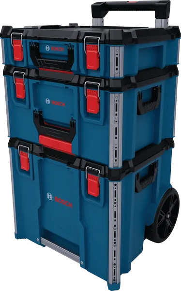 BoschL-BOXX Contractor Set 3 行李箱系統。