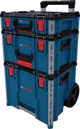 BoschL-BOXX Contractor Set 3 行李箱系統。