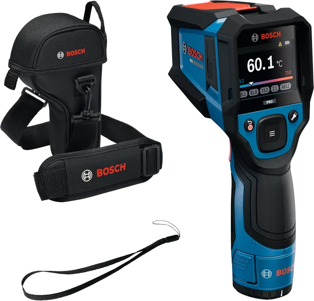 Bosch GIS 800 thermal detector with carrying case.