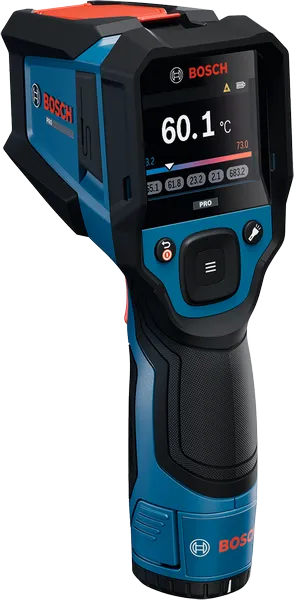 Bosch GIS 800 thermal detector with digital display.