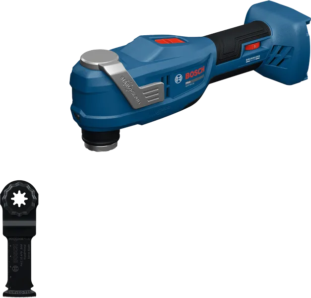 Bosch GOP 18V-30 cordless multi-tool with blade.