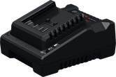 Bosch 18V-40 電池充電器，附狀態指示燈。