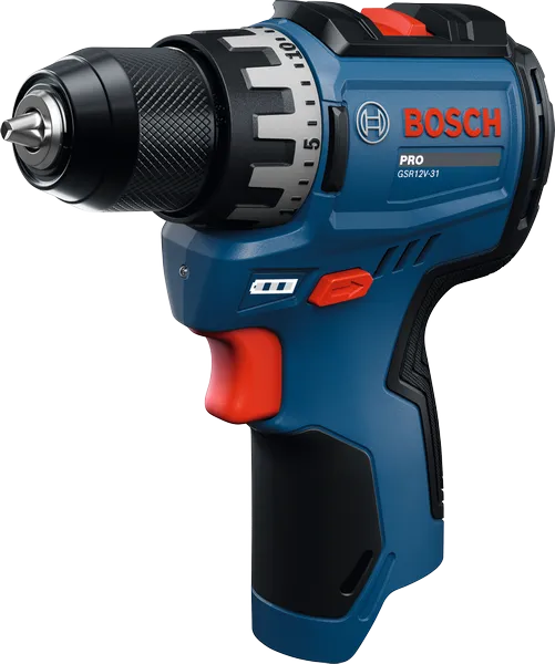 BoschGSR12V-31 無線電鑽，設計精巧。