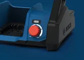 Bosch -1300 工具底座，紅色控制旋鈕。