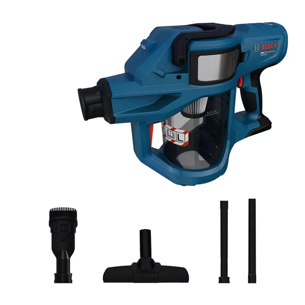 BoschGAS18V-2LS 無線吸塵器，附配件。