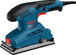 Bosch 230 軌道砂光機，附人體工學手柄。