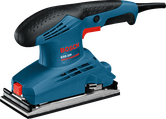 Bosch 230 軌道砂光機，附人體工學手柄。
