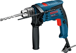 BoschGSB 13 RE 有線衝擊鑽，帶側柄。.