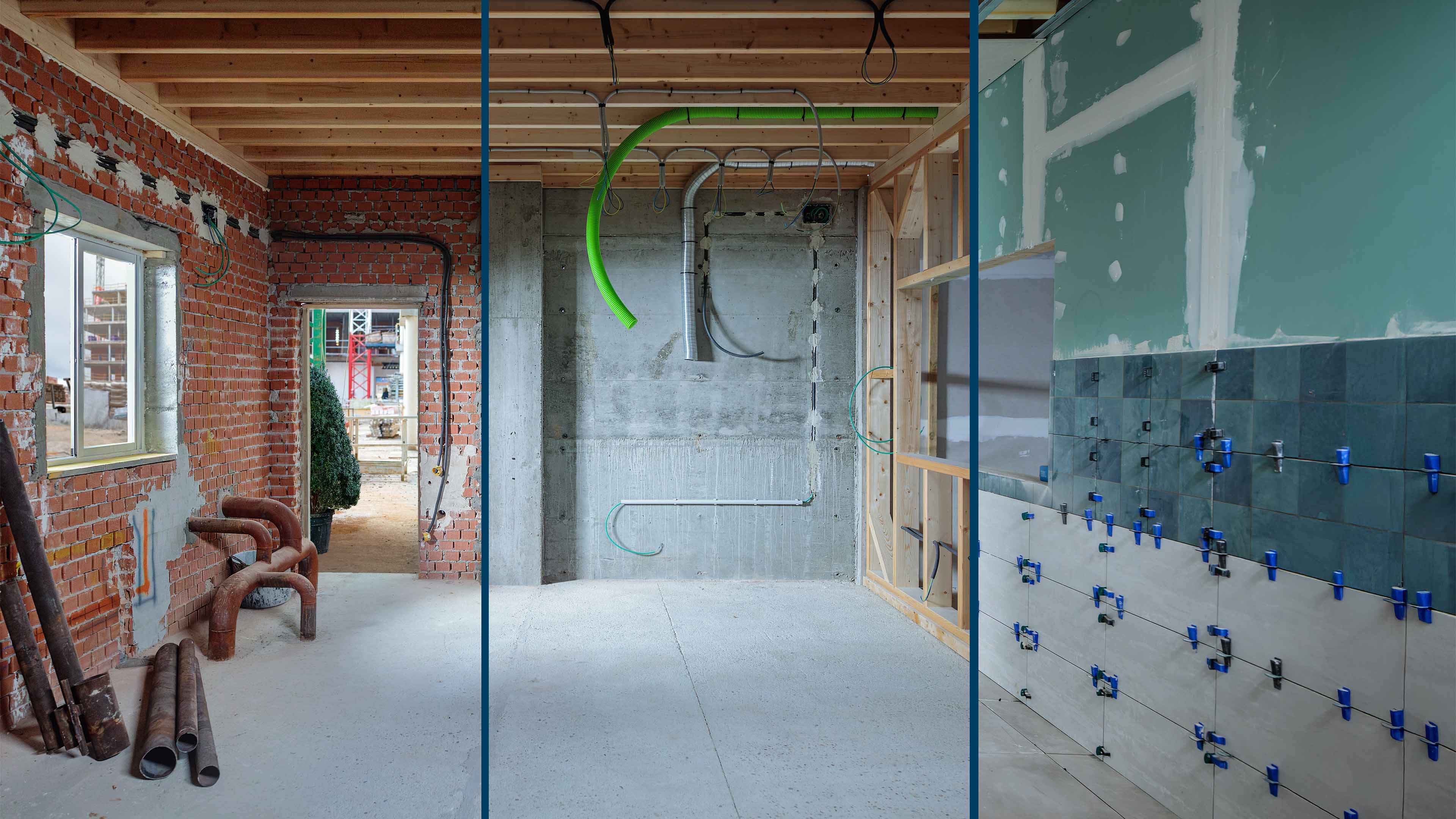 新厨房安装管道